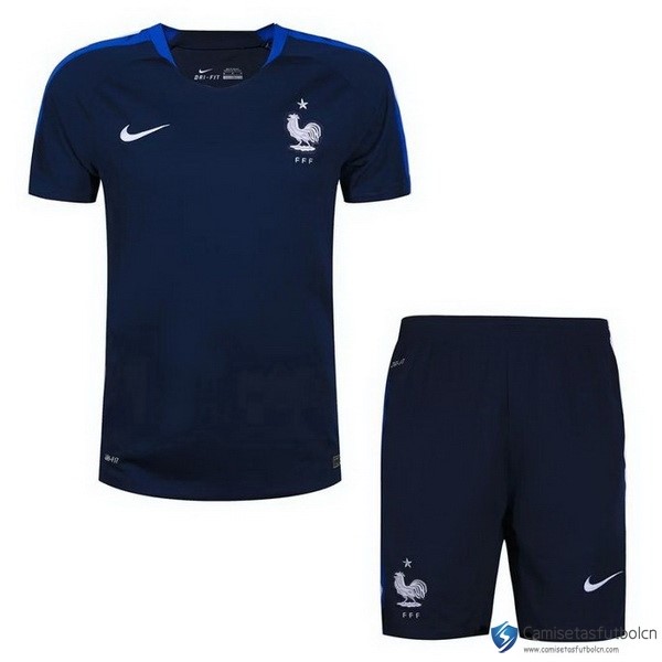 Camiseta Entrenamiento Francia Conjunto Completo 2018 Azul